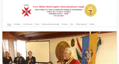 Desktop Screenshot of novamilitiachristi.com